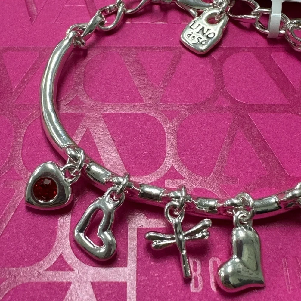 UNOde50 Silver Charm Bracelet